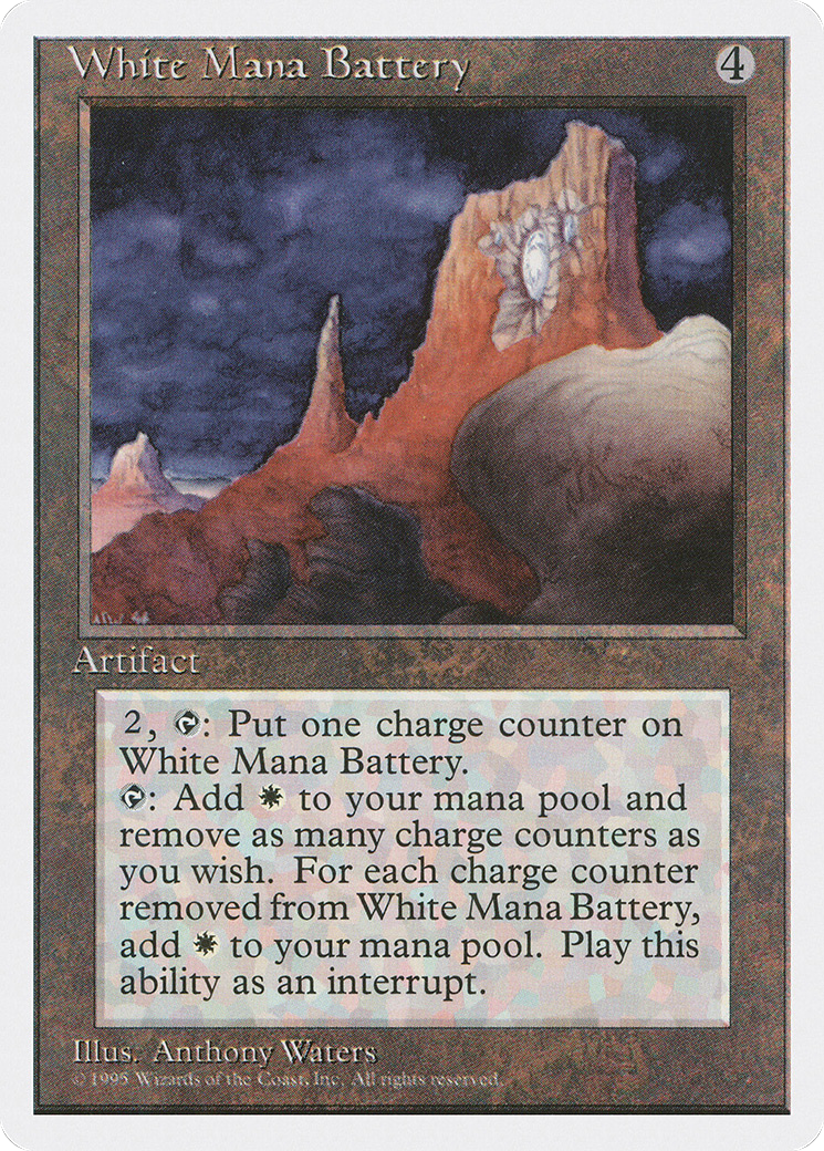 White Mana Battery (4ED-357) [Fourth Edition] MTG Single Wizards of the Coast
