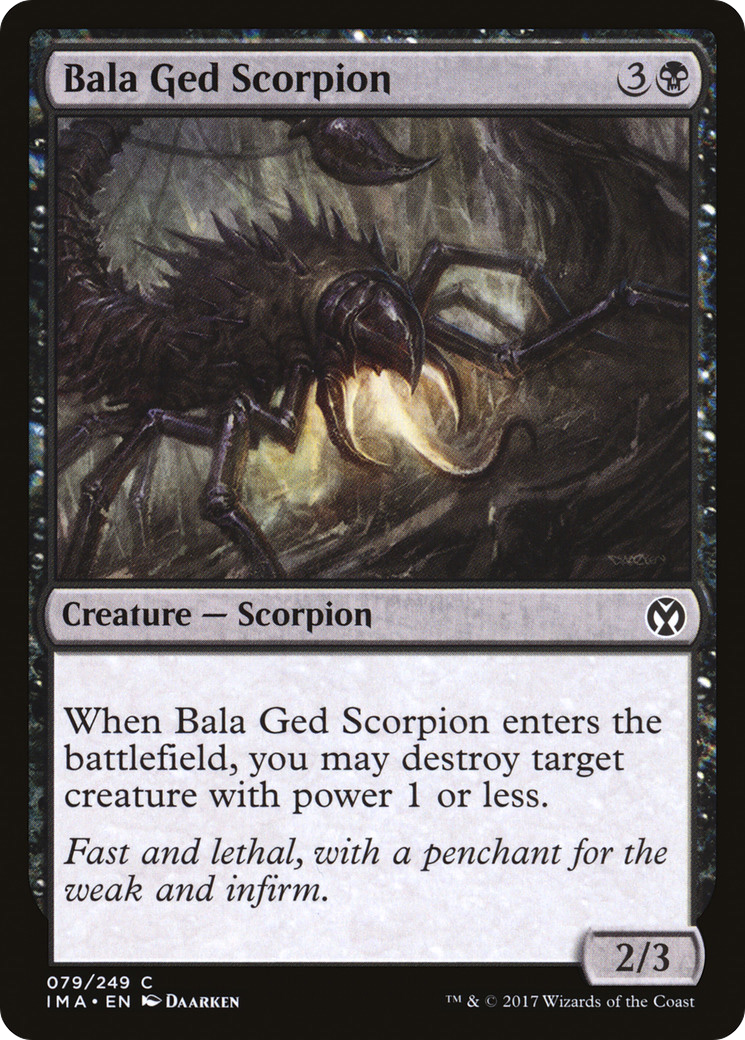 Bala Ged Scorpion (IMA-079) [Iconic Masters] Foil MTG Single Wizards of the Coast