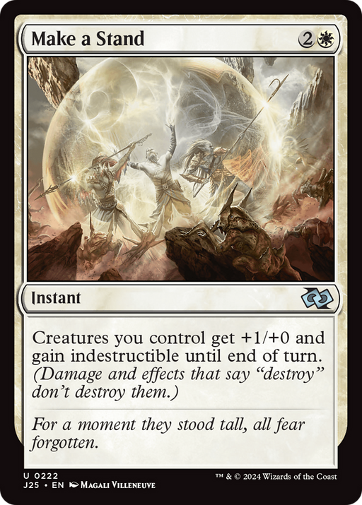 Make a Stand (J25-222) [Foundations Jumpstart] MTG Single Wizards of the Coast