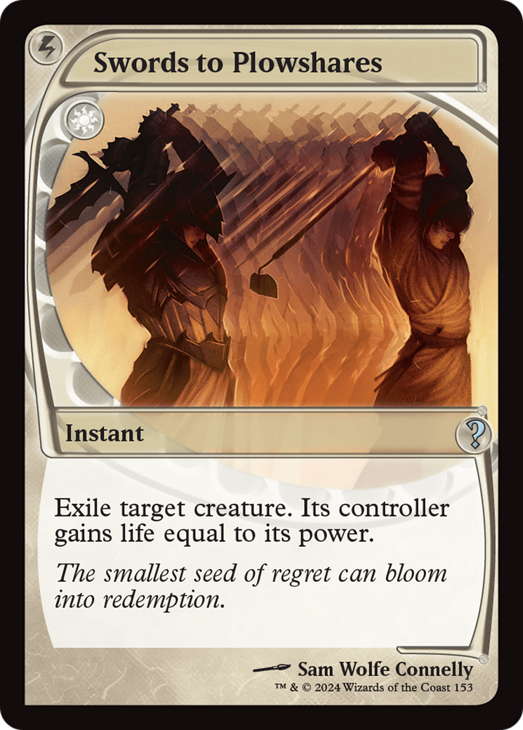 Swords to Plowshares (Future Sight) (MB2-153) [Mystery Booster] Mystery Booster 2 Foil MTG Single Wizards of the Coast