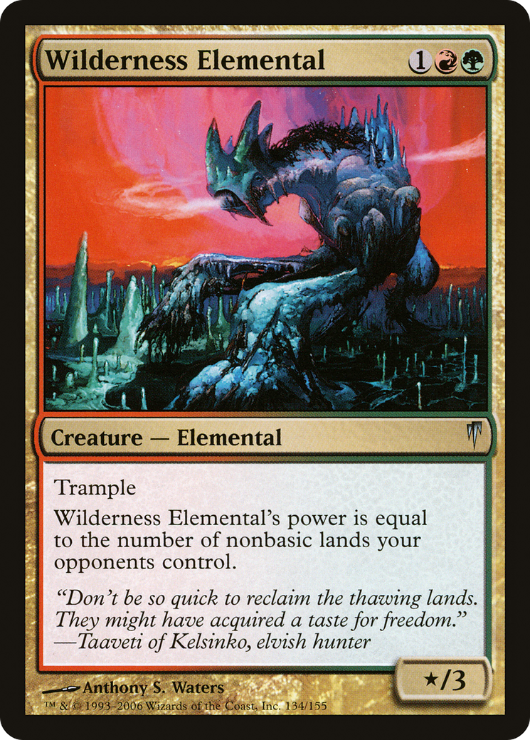 Wilderness Elemental (CSP-134) [Coldsnap] MTG Single Wizards of the Coast