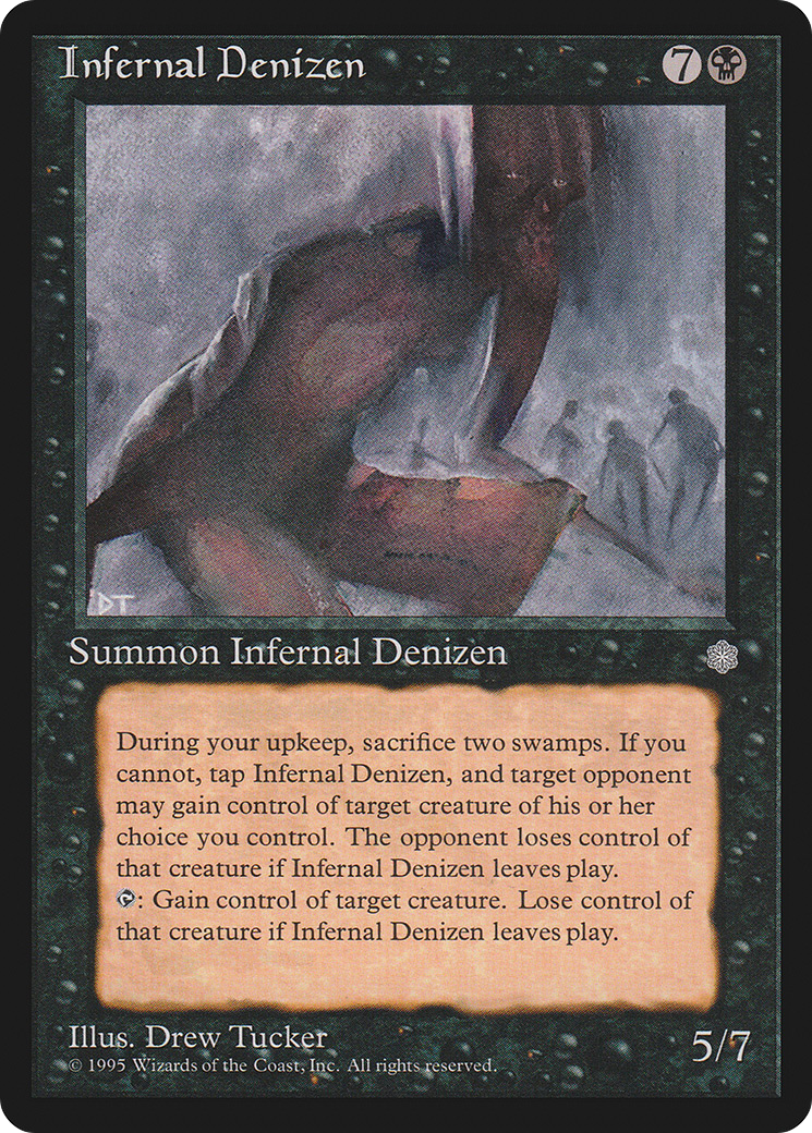 Infernal Denizen (ICE-) [Ice Age] MTG Single Wizards of the Coast