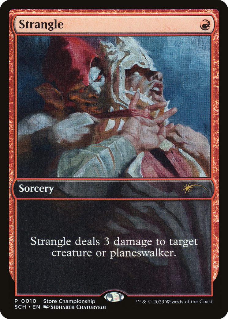 Strangle (GAME-010) [Misc] Store Championships MTG Single Wizards of the Coast