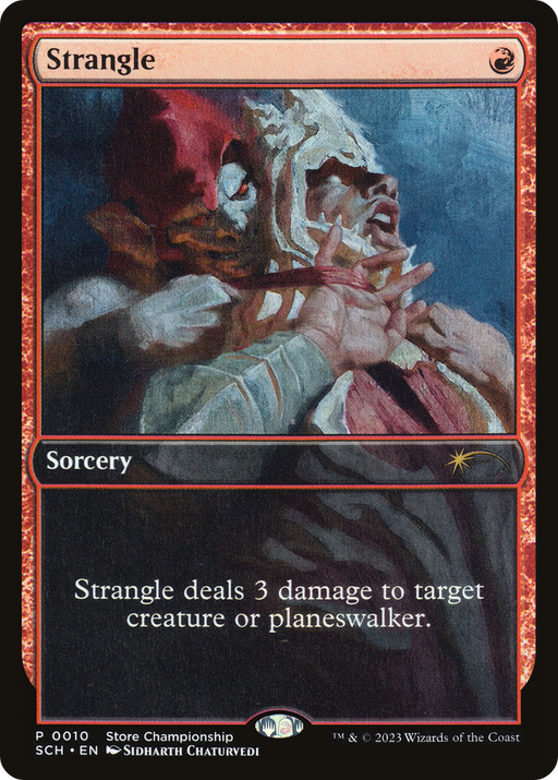 Strangle (GAME-010) [Misc] Store Championships MTG Single Wizards of the Coast