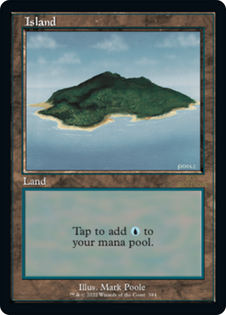 Island (30A-584) [30th Anniversary Edition] MTG Single Wizards of the Coast