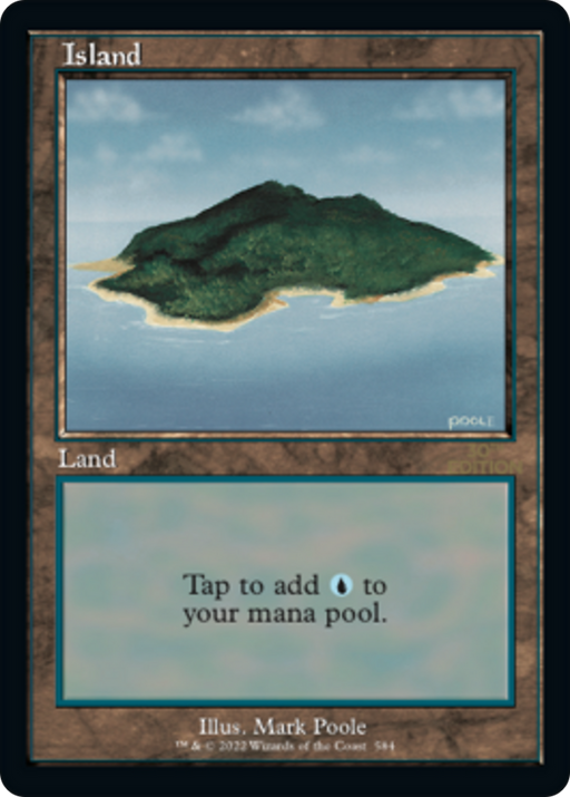 Island (30A-584) [30th Anniversary Edition] MTG Single Wizards of the Coast