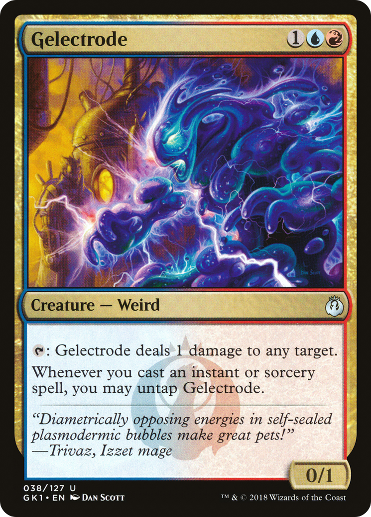 Gelectrode (GR1-038) [Misc] GRN Guild Kit MTG Single Wizards of the Coast