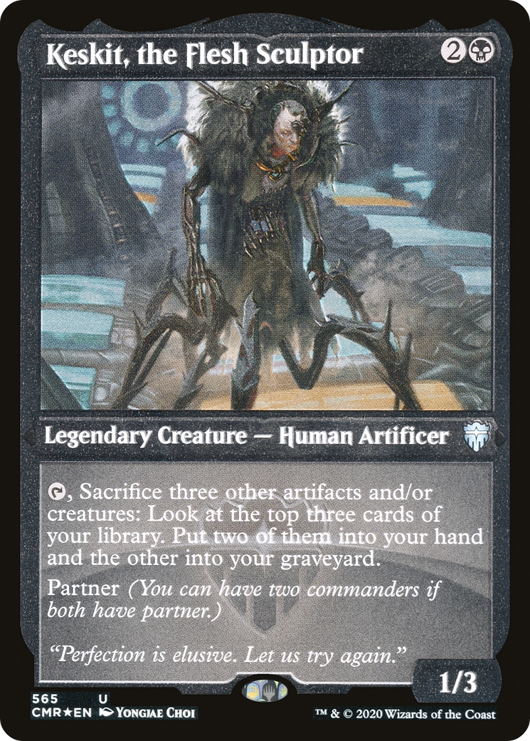 Keskit, the Flesh Sculptor (CMR-565) [Commander Legends] Etched Foil MTG Single Wizards of the Coast