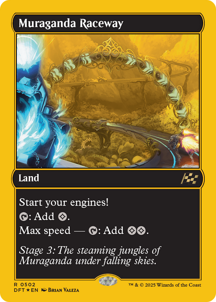 Muraganda Raceway (First-Place Foil) (DFT-502) [Aetherdrift] Foil MTG Single Wizards of the Coast
