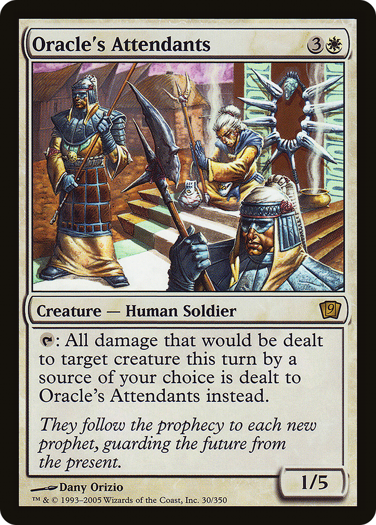 Oracle's Attendants (9ED-030) [9th Edition] Foil MTG Single Wizards of the Coast