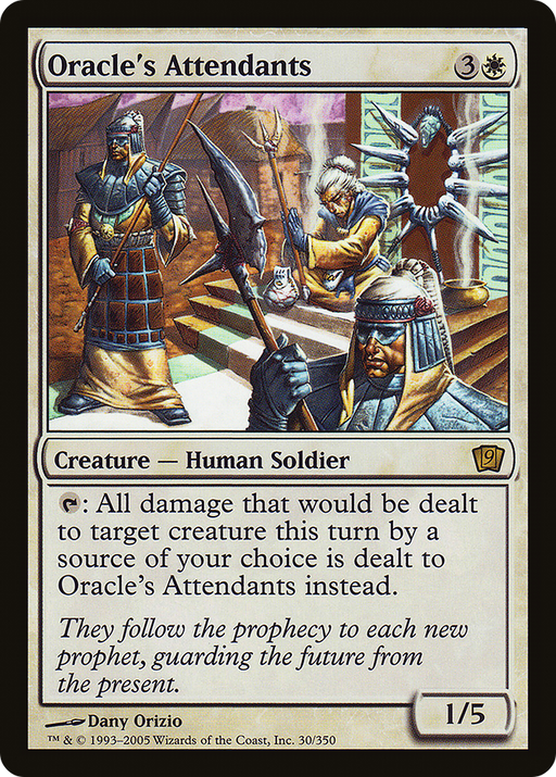 Oracle's Attendants (9ED-030) [9th Edition] MTG Single Wizards of the Coast