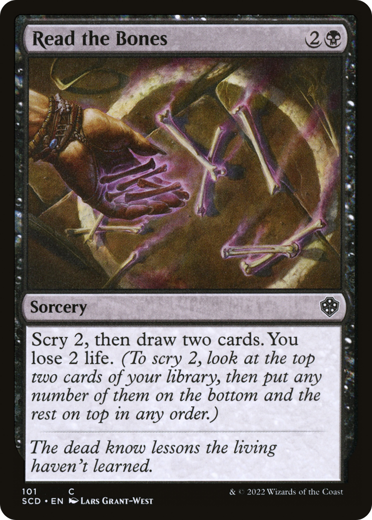 Read the Bones (SCD-101) [Starter Commander Decks] MTG Single Wizards of the Coast