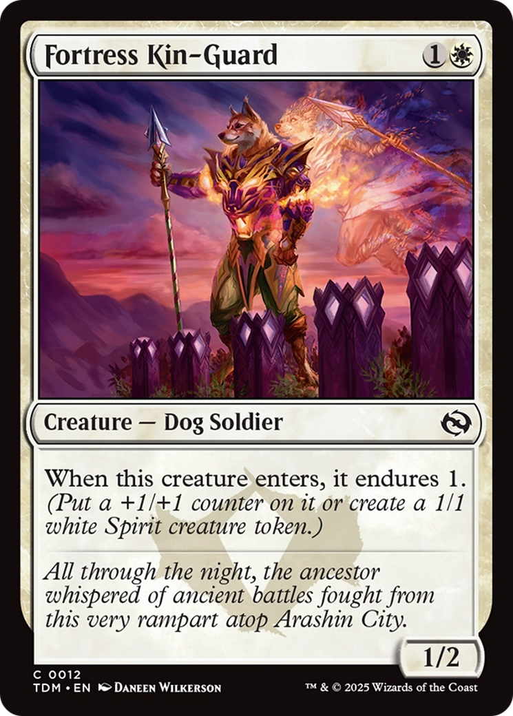 Fortress Kin-Guard (TDM-012) [Tarkir: Dragonstorm] MTG Single Wizards of the Coast