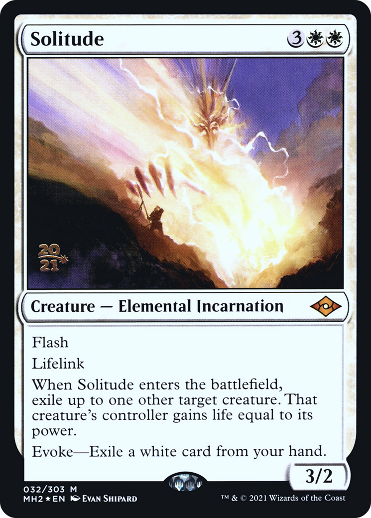 Solitude (PRE-032) [Modern Horizons 2 Promos] Foil MTG Single Wizards of the Coast