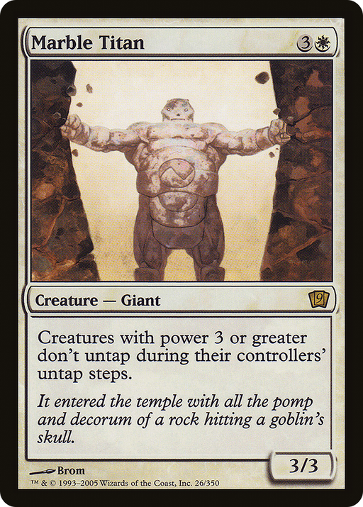 Marble Titan (9ED-026) [9th Edition] MTG Single Wizards of the Coast