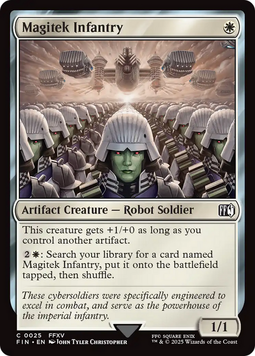 Magitek Infantry (FIN-025) [FINAL FANTASY] MTG Single Wizards of the Coast