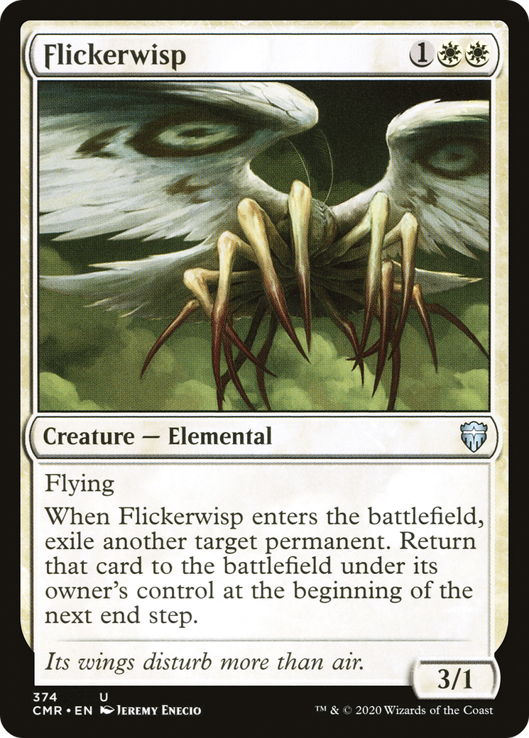 Flickerwisp (CMR-374) [Commander Legends] MTG Single Wizards of the Coast