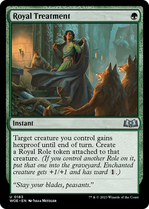Royal Treatment (WOE-183) [Wilds of Eldraine] MTG Single Wizards of the Coast