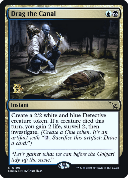 Drag the Canal (PRE-199) [Murders at Karlov Manor Promos] Foil MTG Single Wizards of the Coast