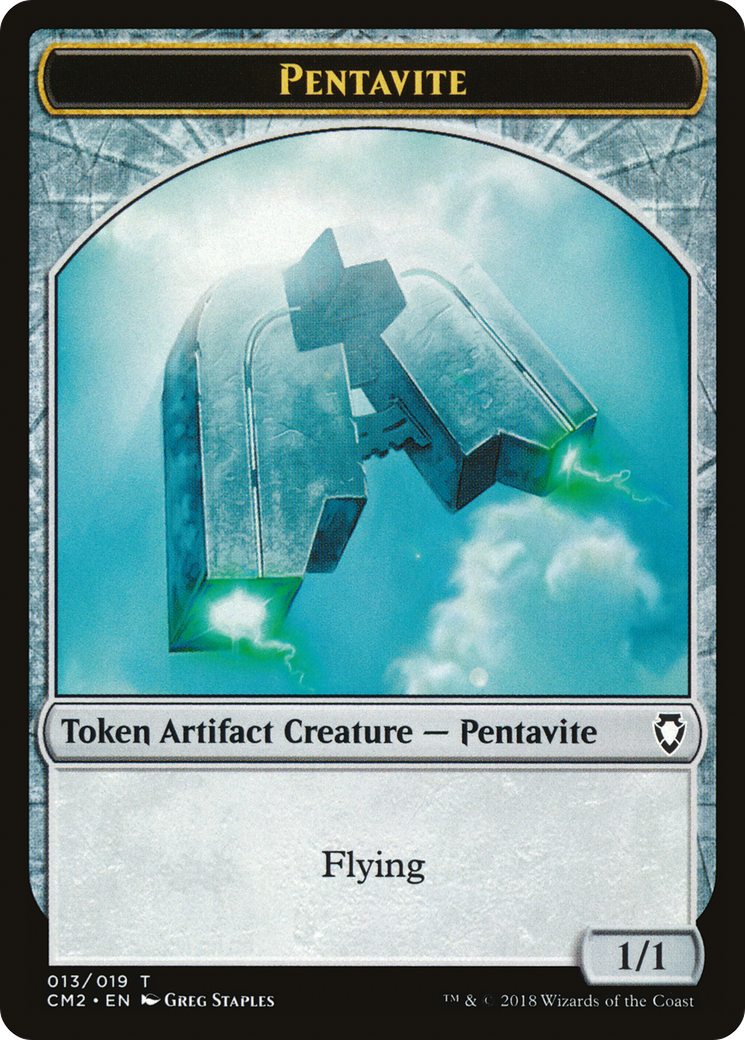 Pentavite (CM2-013) [Tokens] Commander Anthology Volume II Tokens MTG Single Wizards of the Coast
