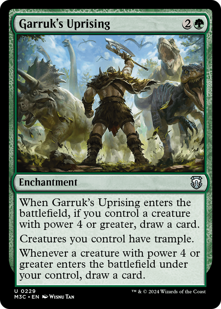 Garruk's Uprising (M3C-229) [Modern Horizons 3 Commander] MTG Single Wizards of the Coast