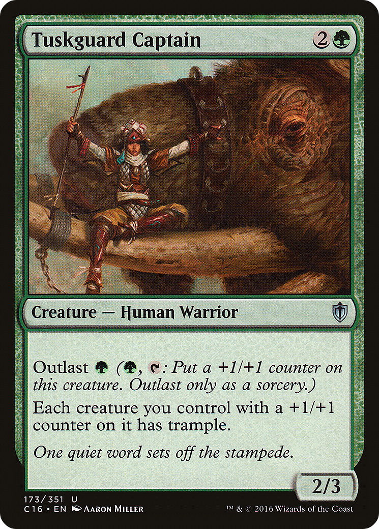 Tuskguard Captain (C16-173) [Commander 2016] MTG Single Wizards of the Coast