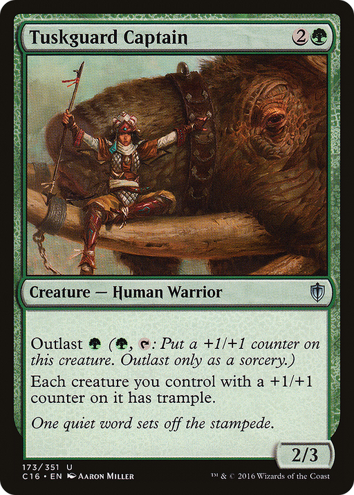 Tuskguard Captain (C16-173) [Commander 2016] MTG Single Wizards of the Coast