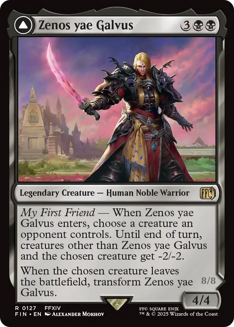 Zenos yae Galvus // Shinryu, Transcendent Rival (FIN-127) [FINAL FANTASY] MTG Single Wizards of the Coast