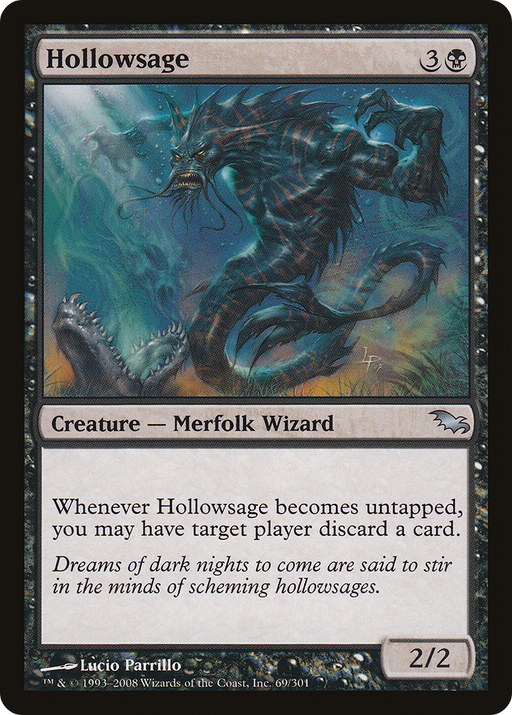 Hollowsage (SHM-069) [Shadowmoor] MTG Single Wizards of the Coast