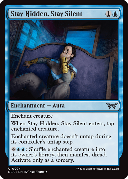 Stay Hidden, Stay Silent (0074) (DSK-074) [Duskmourn: House of Horror] MTG Single Wizards of the Coast