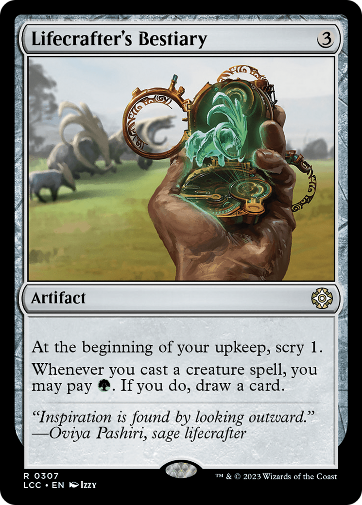 Lifecrafter's Bestiary (LCC-307) [The Lost Caverns of Ixalan Commander] MTG Single Wizards of the Coast