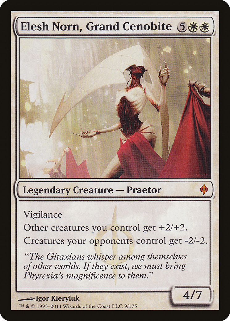Elesh Norn, Grand Cenobite (NPH-009) [New Phyrexia] MTG Single Wizards of the Coast