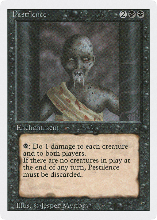 Pestilence (3ED-) [Revised Edition] MTG Single Wizards of the Coast