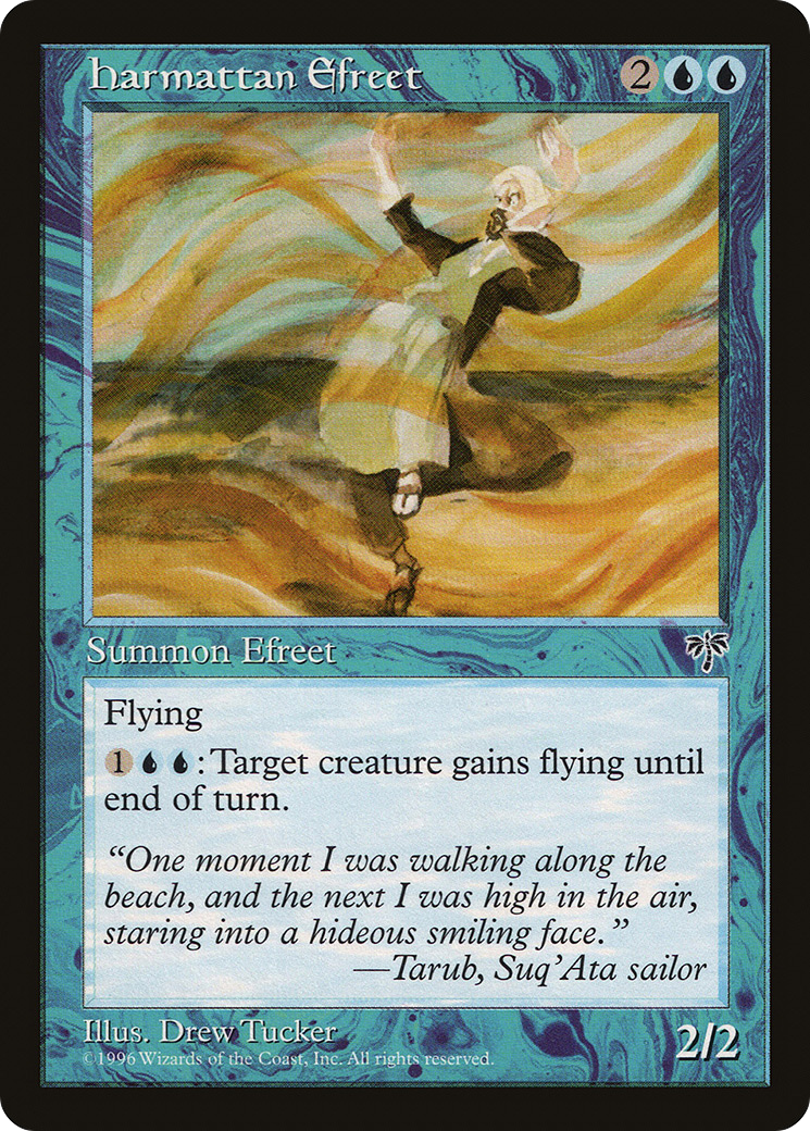 Harmattan Efreet (MIR-) [Mirage] MTG Single Wizards of the Coast