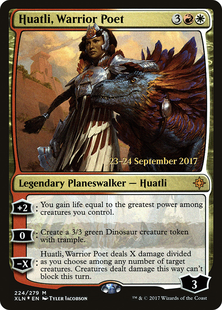 Huatli, Warrior Poet (PRE-224) [Ixalan Promos] Foil MTG Single Wizards of the Coast