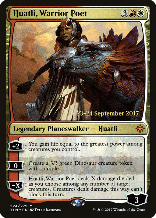 Huatli, Warrior Poet (PRE-224) [Ixalan Promos] Foil MTG Single Wizards of the Coast