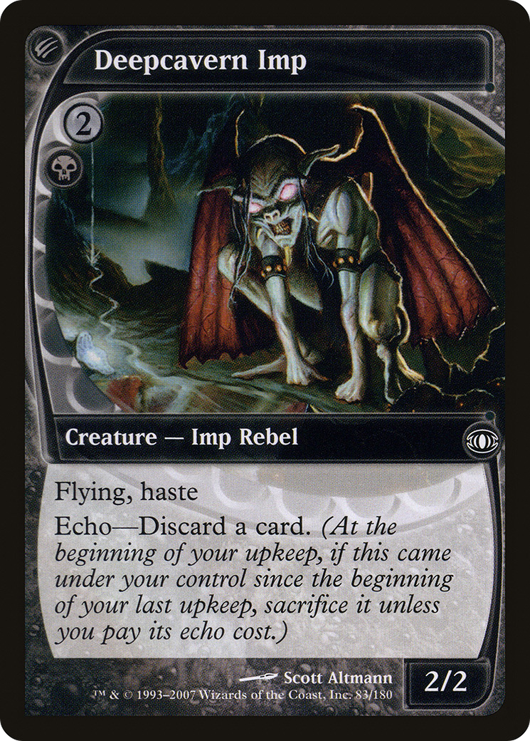 Deepcavern Imp (FUT-083) [Future Sight] Foil MTG Single Wizards of the Coast
