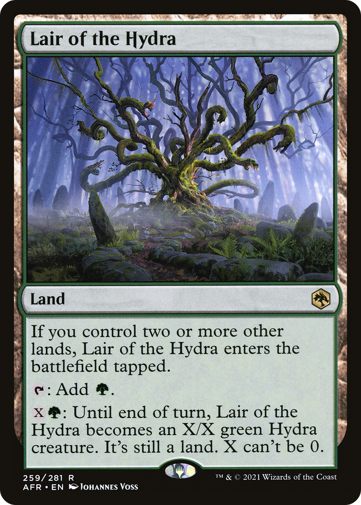 Lair of the Hydra (AFR-259) [Adventures in the Forgotten Realms] Foil MTG Single Wizards of the Coast