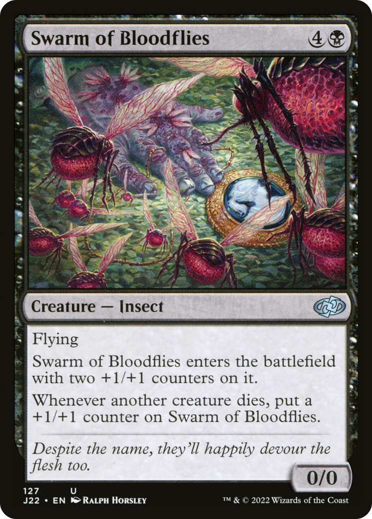 Swarm of Bloodflies (J22-127) [Jumpstart 2022] MTG Single Wizards of the Coast