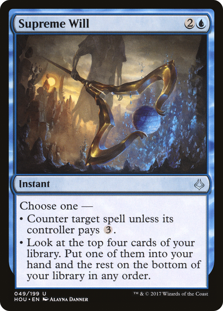 Supreme Will (HOU-049) [Hour of Devastation] MTG Single Wizards of the Coast