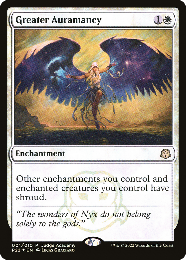Greater Auramancy (JDG-001) [Misc] Judge Gift Cards 2022 Foil MTG Single Wizards of the Coast