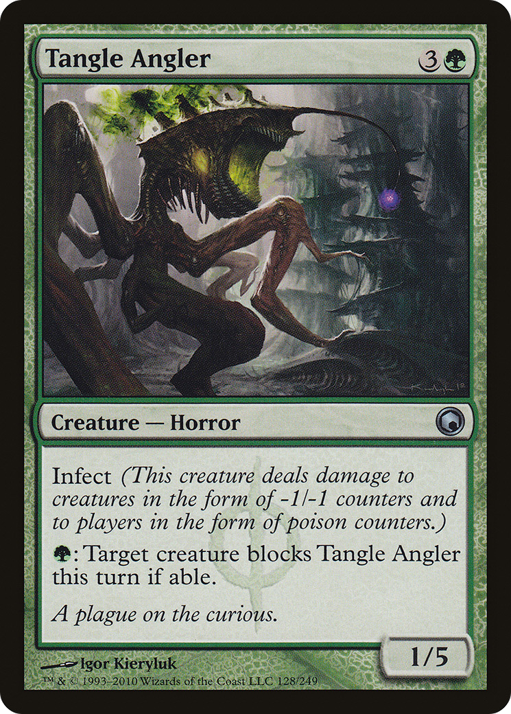 Tangle Angler (SOM-128) [Scars of Mirrodin] Foil MTG Single Wizards of the Coast