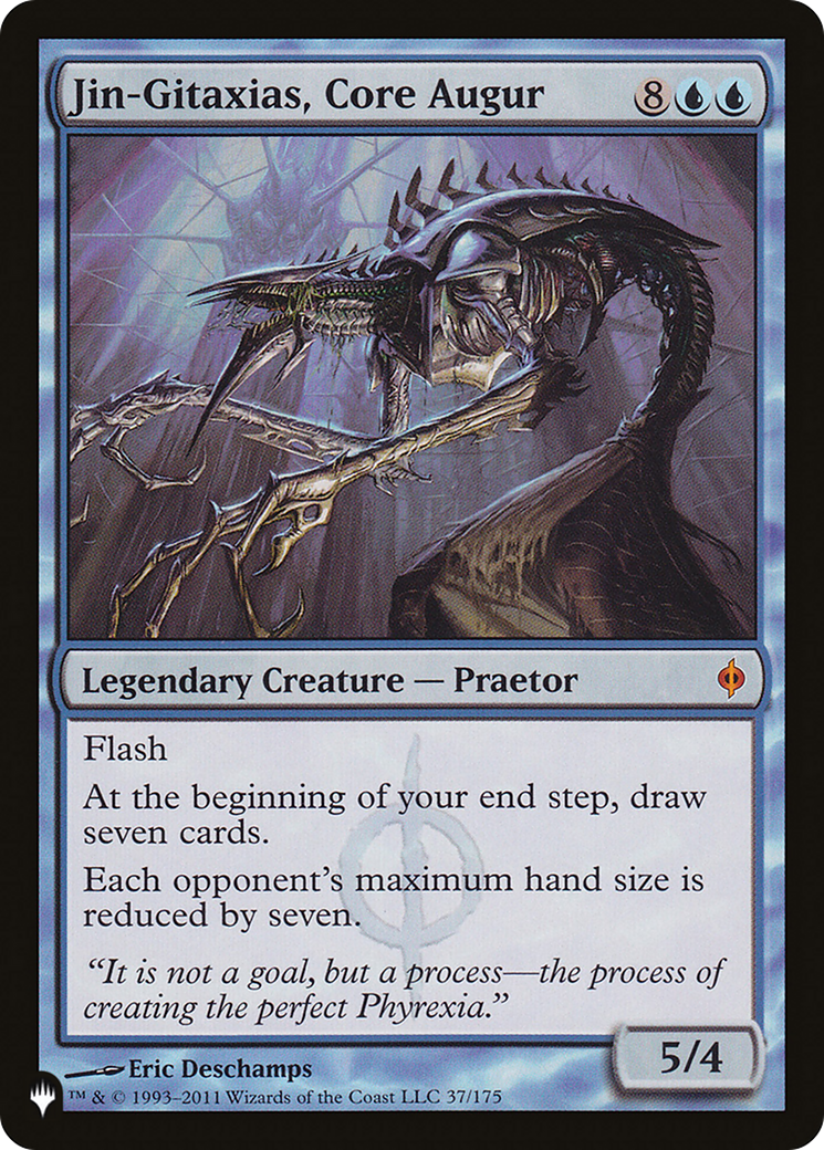 Jin-Gitaxias, Core Augur (LIST-NPH-37) [Mystery Booster] The List MTG Single Wizards of the Coast