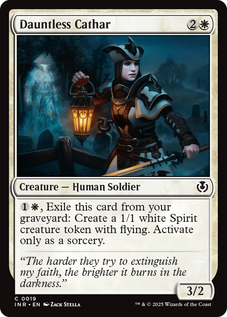 Dauntless Cathar (INR-019) [Innistrad Remastered] MTG Single Wizards of the Coast