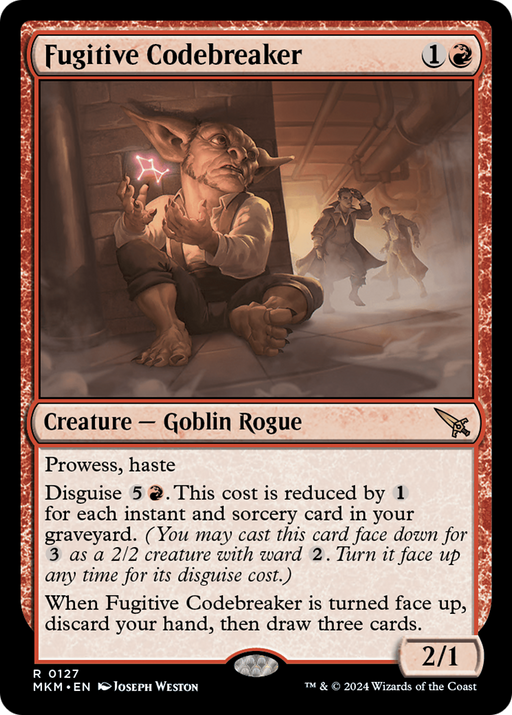 Fugitive Codebreaker (MKM-127) [Murders at Karlov Manor] Foil MTG Single Murders at Karlov Manor