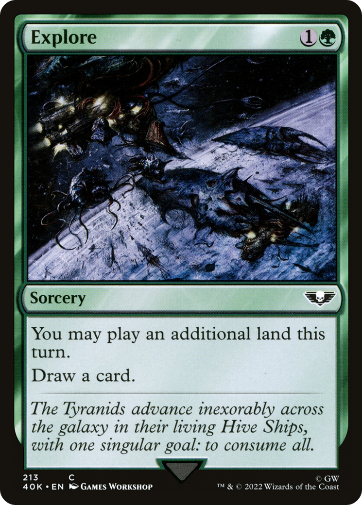 Explore (40K-213) [Warhammer 40,000 Commander] MTG Single Wizards of the Coast