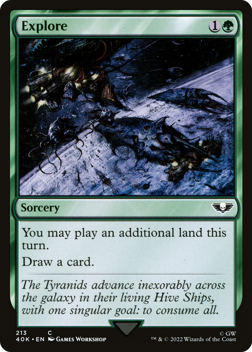 Explore (40K-213) [Warhammer 40,000 Commander] MTG Single Wizards of the Coast