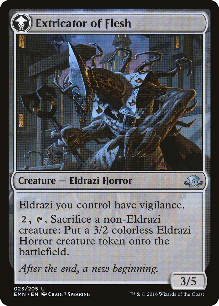 Extricator of Sin // Extricator of Flesh (EMN-023) [Eldritch Moon] Foil MTG Single Wizards of the Coast