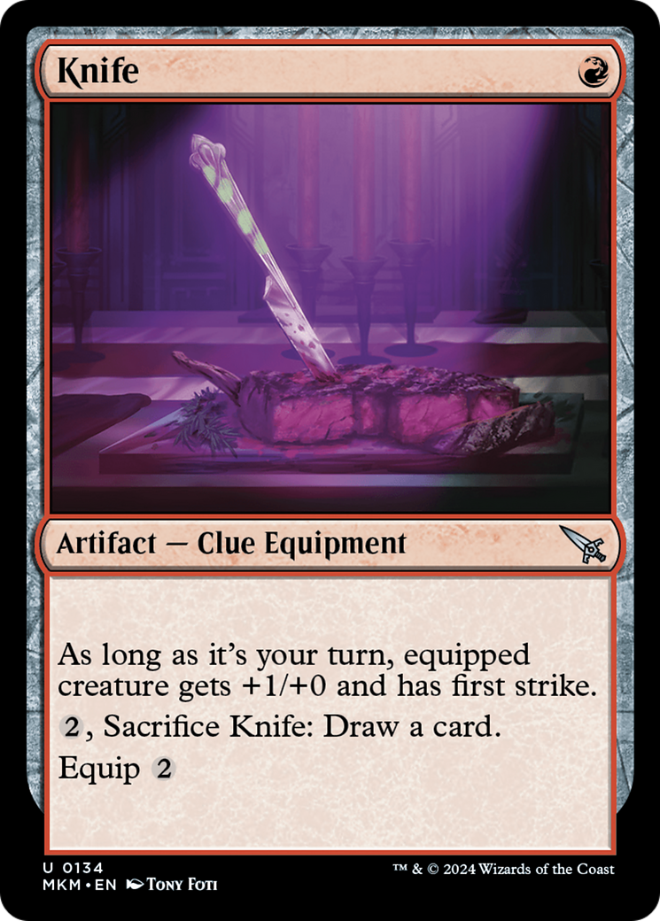 Knife (MKM-134) [Murders at Karlov Manor] MTG Single Murders at Karlov Manor