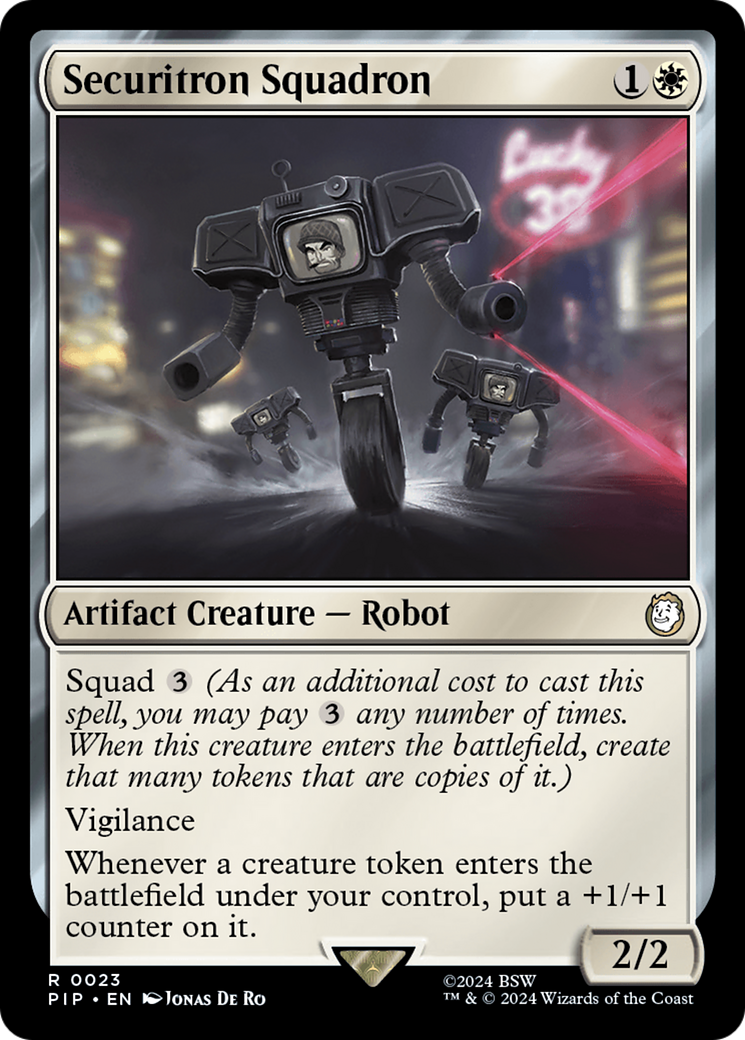 Securitron Squadron (PIP-023) [Fallout] MTG Single Wizards of the Coast